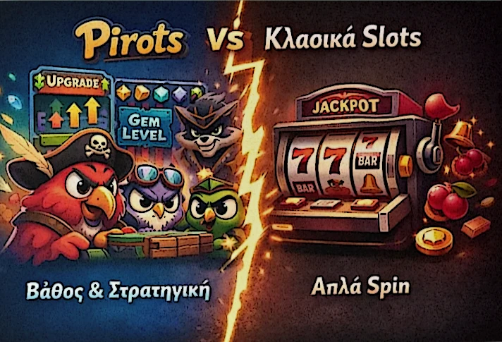 Σύγκριση του Pirots με τα κλασικά slots και τον τρόπο που λειτουργεί ο μηχανισμός CollectR