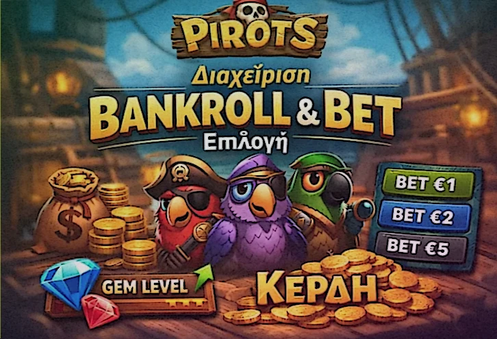 Παραδείγματα bankroll και μεγέθους πονταρίσματος για σωστό session planning στο Pirots