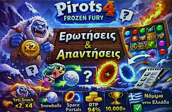 Συχνές ερωτήσεις για το Pirots 4 Frozen Fury σχετικά με RTP, Snack multiplier και νομιμότητα