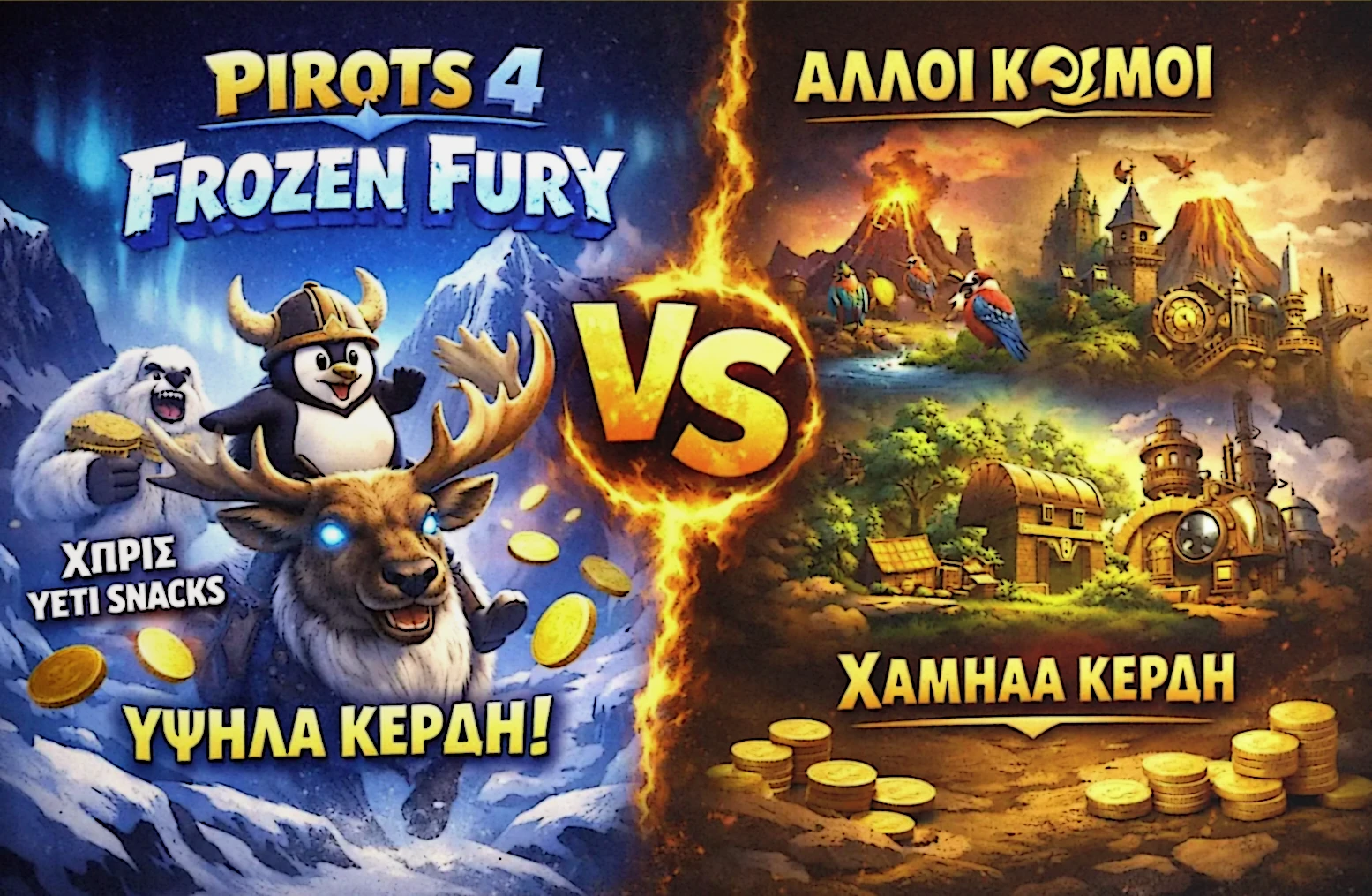 Σύγκριση του Frozen Fury με τους άλλους κόσμους της P4 τριλογίας και τις λογικές multiplier