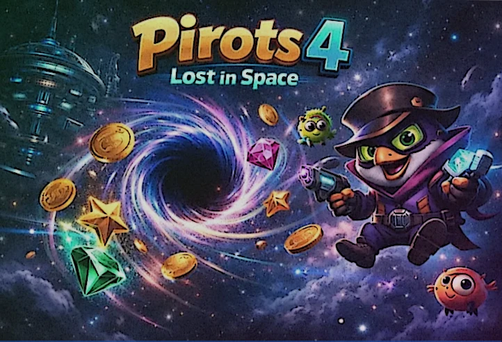 Pirots 4 Lost in Space βασικά στοιχεία με CollectR 6x6, RTP 94 και πέντε νέα features