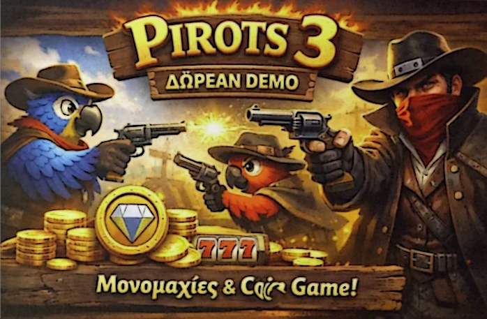 Δωρεάν δοκιμή του Pirots 3 demo στην Ελλάδα το 2026 με πλέγμα 6x7 και virtual credits