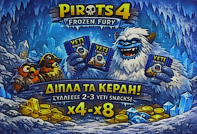 Yeti Snack στο Pirots 4 Frozen Fury demo με διπλασιασμό του Coin Game multiplier