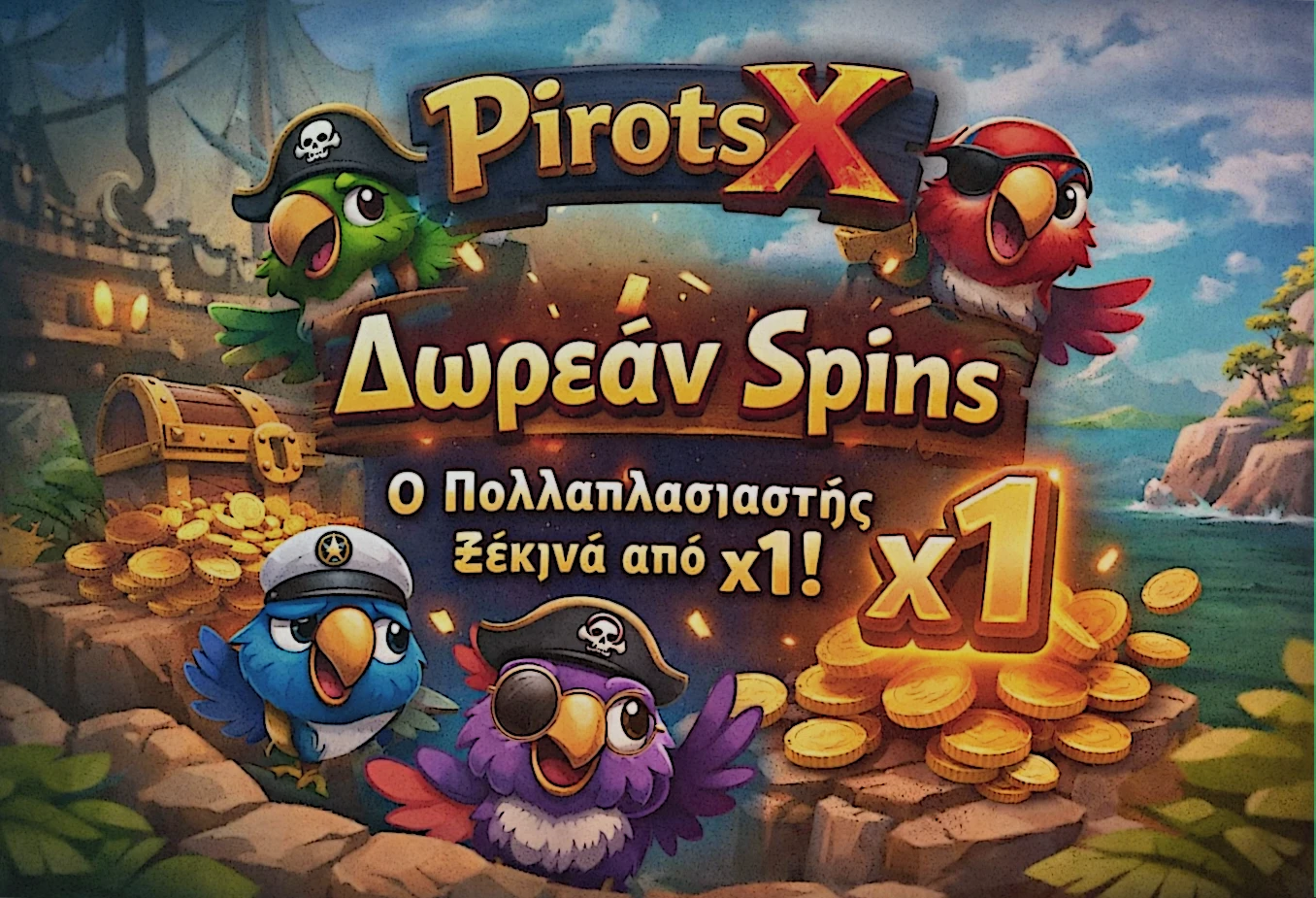Παράδειγμα δωρεάν γύρων και αλυσιδωτών cascades στο Pirots X demo με μεταβαλλόμενο multiplier